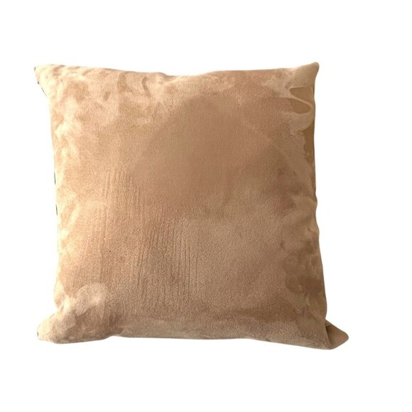 Vintage Cat Kitten Throw Pillows Square 16" x 16" Brown Microfibre Set of 2 - Picture 4 of 5